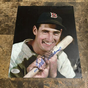 Ted Williams Boston Red Sox autograph photo